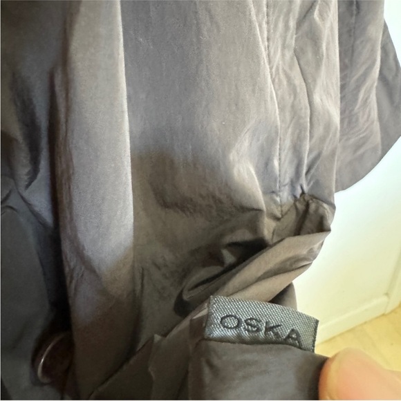 OSKA brown jacket with removable lining EUC - Picture 15 of 16